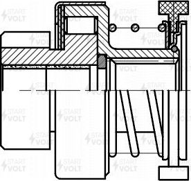 Бендикс стартера StartVOLT для Mercedes-Benz E-Класс III (W211, S211) 2003-2009. Артикул VCS 1509