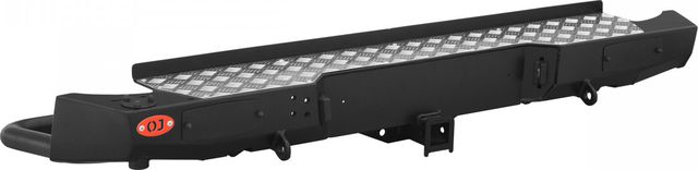 Бампер силовой OJ задний может быть укомплектован левой калиткой для лифтованного Volkswagen Amarok 2010-2016. Артикул 03.136.01