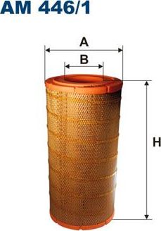 Воздушный фильтр Filtron для MAN NL 1997-2026. Артикул AM 446/1