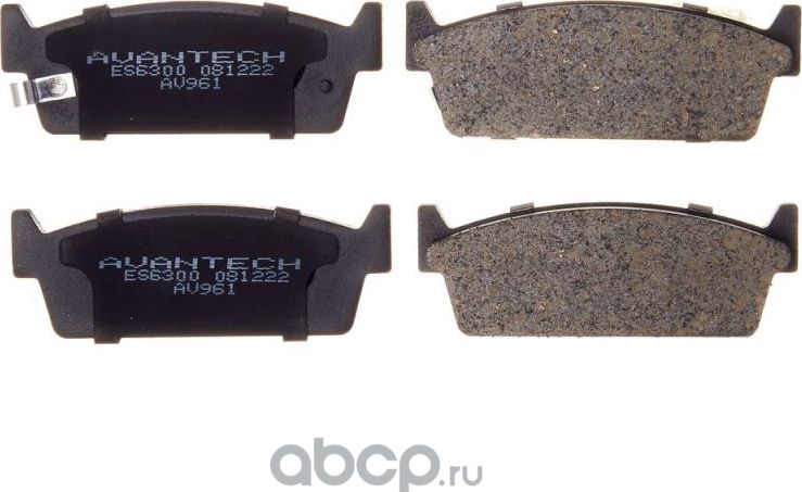 Колодки тормозные (Avantech). Артикул AV961
