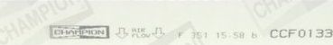 Салонный фильтр Champion. Артикул CCF0133
