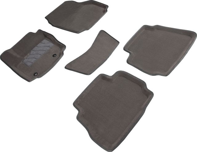 Коврики Seintex 3D ворсовые для салона Ford Mondeo IV 2007-2010 Серые. Артикул 71718
