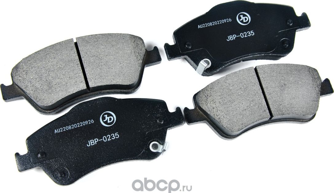 Колодки тормозные, передние D2286M (Just Drive). Артикул JBP0235