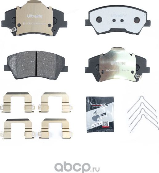 Керамические тормозные колодки передние (Frictionmaster). Артикул CMX1912