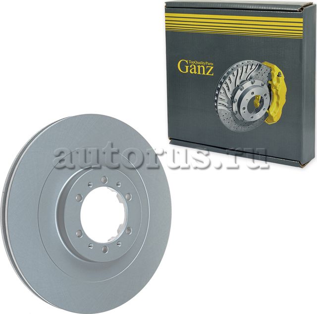 Диск тормозной передний (Ganz). Артикул GIJ10075