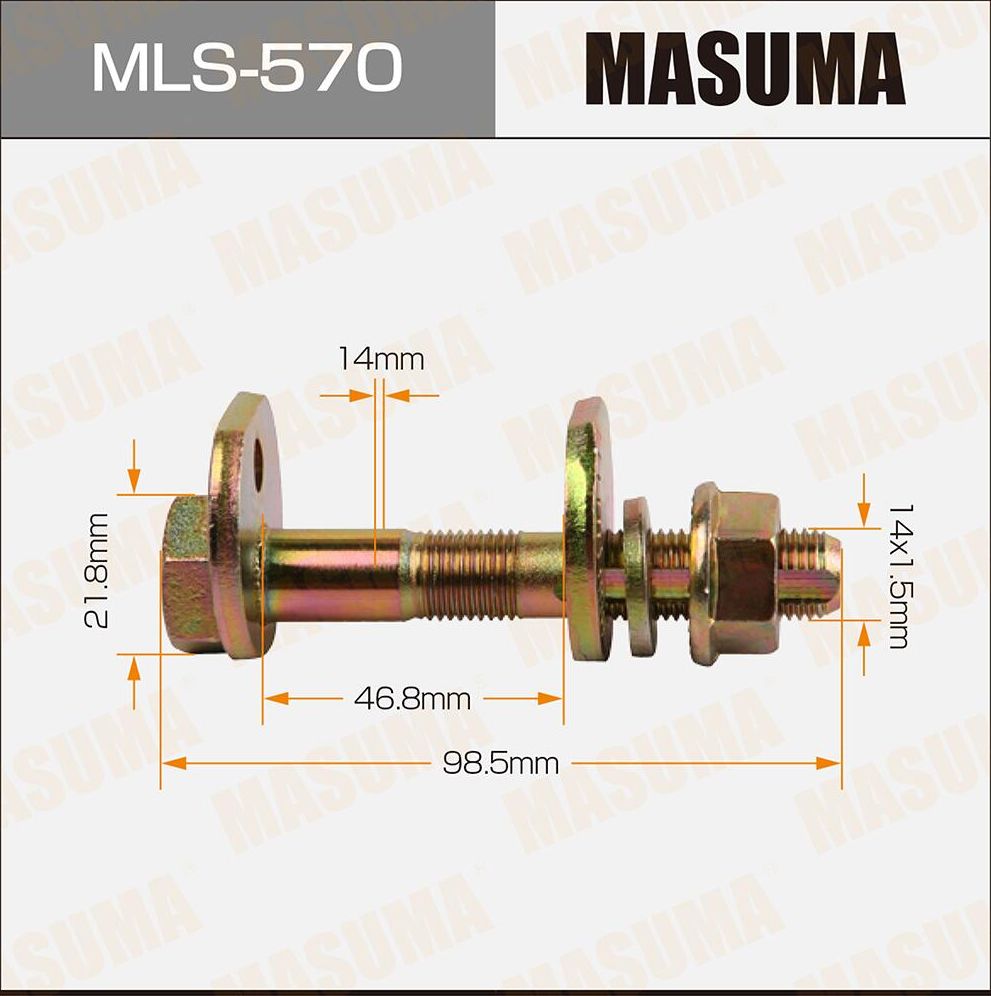 Болт развальный Masuma. Артикул MLS-570