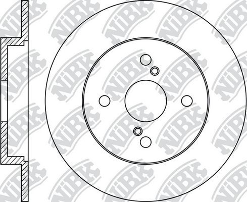 Тормозной диск NiBK. Артикул RN1228