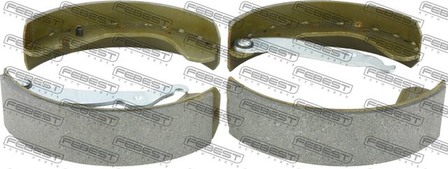 Тормозные колодки Febest задние для Opel Ascona C 1981-1988. Артикул 1802-ASGR