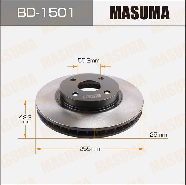 Тормозной диск Masuma. Артикул BD-1501