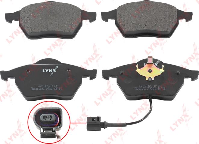 Тормозные колодки LYNXauto. Артикул BD-1212