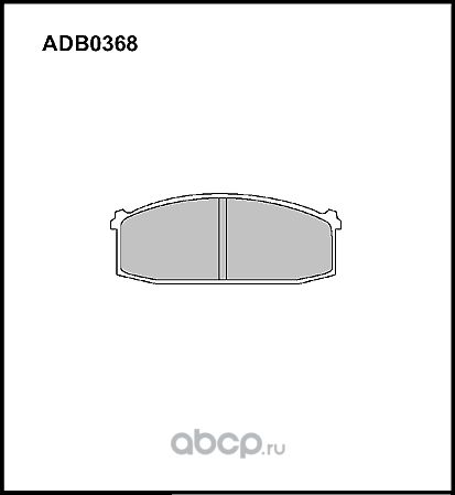 Колодки тормозные (Allied Nippon). Артикул ADB0368