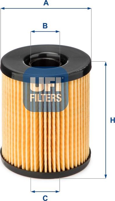 Масляный фильтр UFI. Артикул 25.115.00