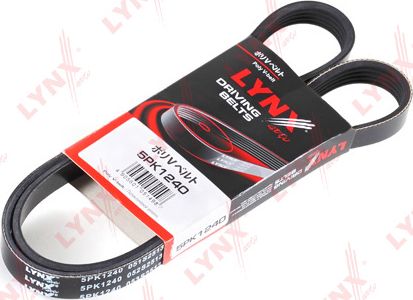 Приводной ремень поликлиновой LYNXauto для Opel Vectra C 2002-2008. Артикул 5PK1240