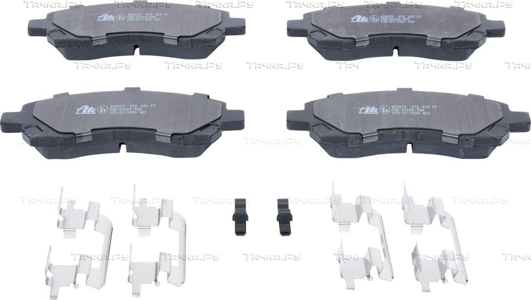 Тормозные колодки ATE передние для Subaru Legacy II 1996-1999. Артикул 13.0460-5895.2