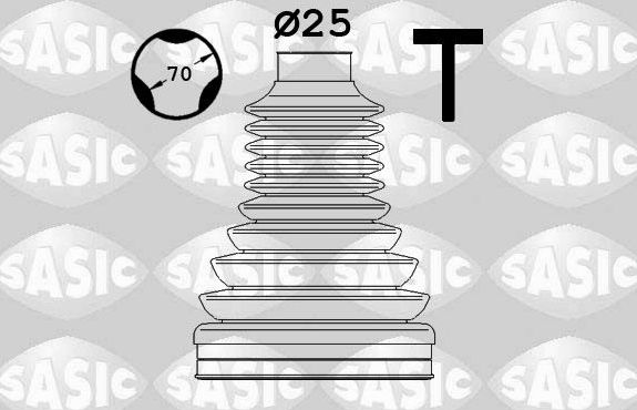 Пыльник ШРУСа внутренний Sasic (термопласт). Артикул 1906124