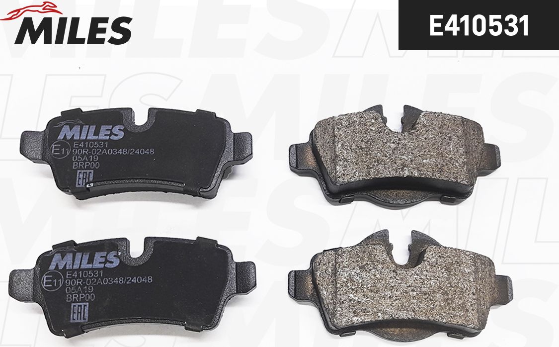 Тормозные колодки Miles (Low-Metallic). Артикул E410531