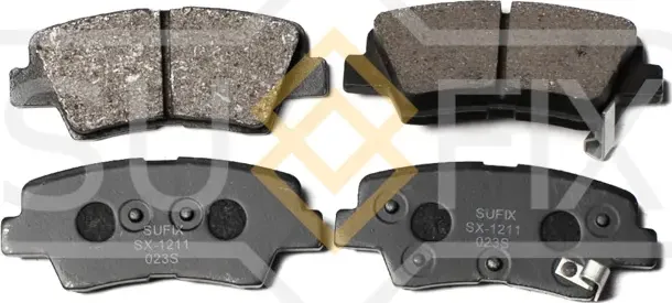 Колодки тормозные дисковые | зад прав/лев | (Sufix). Артикул SX-1211
