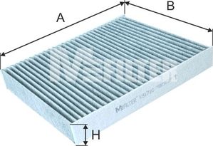 Салонный фильтр MFilter для Toyota Hilux VII 2005-2015. Артикул K 9171C