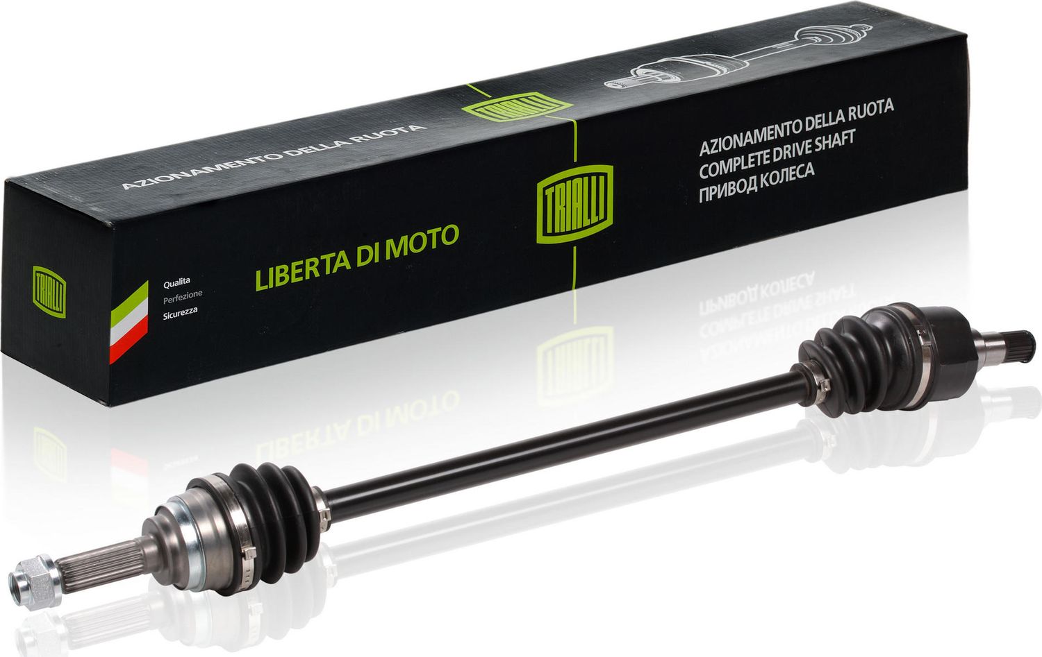 Полуось (привод в сборе, приводной вал) Trialli. Артикул AR 051304