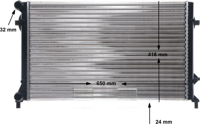 Радиатор охлаждения двигателя Mahle Behr. Артикул CR 30 001S