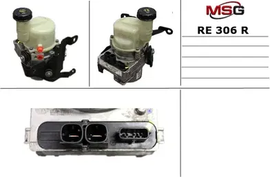 Насос ЭГУР восстановленный Renault Logan NEW 2012-, Renault Duster 2010-, Renaul (MSG). Артикул RE306R