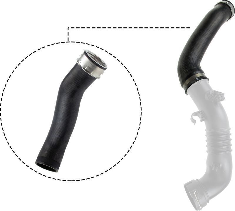 Патрубок интеркулера Gates (ПЭ (полиэтилен)). Артикул 09-0182