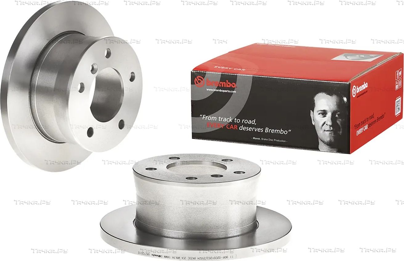 Тормозной диск Brembo PRIME LINE задний для Mercedes-Benz Sprinter Classic (909) 2013-2026. Артикул 08.7725.10