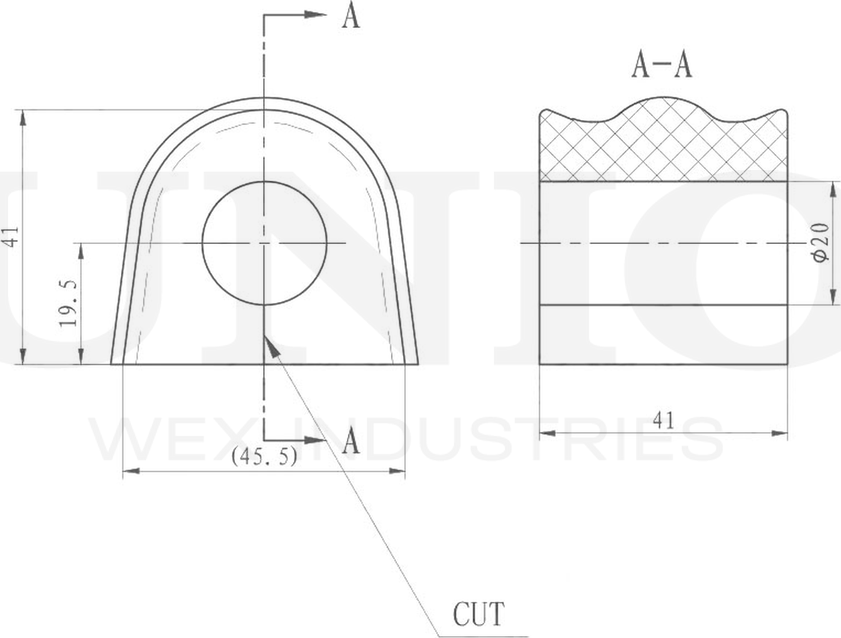 Втулка стабилизатора (Unio). Артикул RMP-10175