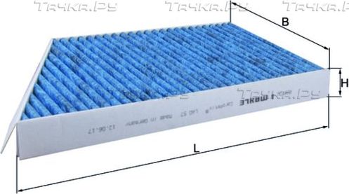 Салонный фильтр Mahle-Knecht CareMetix®. Артикул LAO 57
