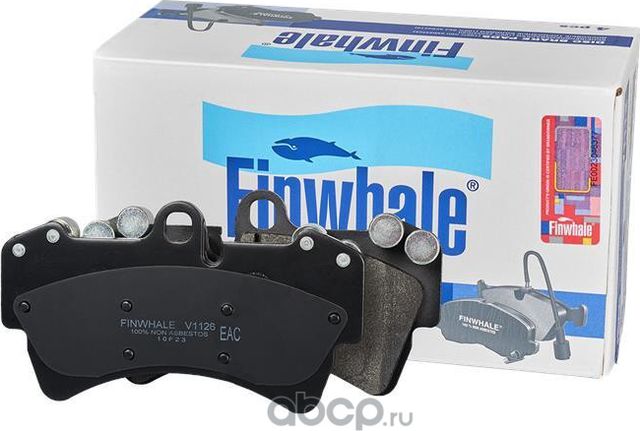 Колодки тормозные AUDI Q7/VOLKSWAGEN TOUAREG/PORCSHE CAYENNE 02> R18 передние (Finwhale). Артикул V1126