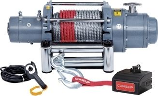 Лебёдка электрическая 24V COMEUP DV-12 12000 lbs 5440 кг (EAC) (Стальной трос). Артикул 857140