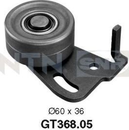 Натяжной ролик (натяжитель) ремня ГРМ NTN / SNR. Артикул GT368.05