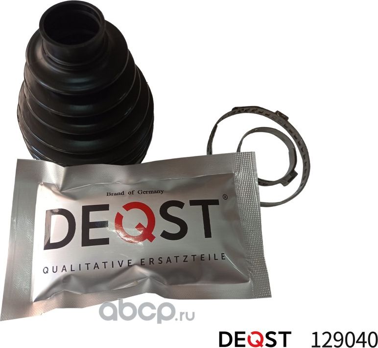 Пыльник ШРУСа наружн к-кт AUDI  A4 00-04, A4 Avant 01-04 / VOLVO  XC 90 02 (Deqst). Артикул 129040