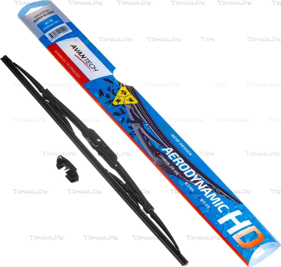 ЩЕТКА СТЕКЛООЧИСТИТЕЛЯ AVANTECH AERODYNAMIC HD 450ММ ( 18'' ) Avantech. Артикул AJ18 