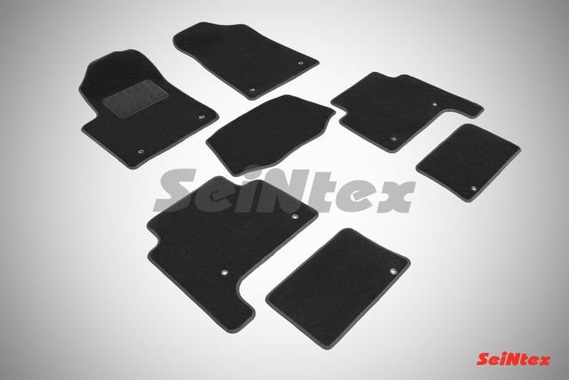 Коврики текстильные Seintex на нескользящей основе для салона Nissan Patrol Y62 2010-2026. Артикул 85232