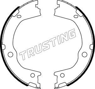 Тормозные колодки (стояночная тормозная система) Trusting. Артикул 046.227