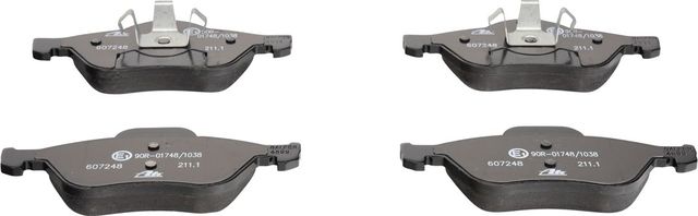 Тормозные колодки ATE передние для Renault Wind 2010-2013. Артикул 13.0460-7248.2