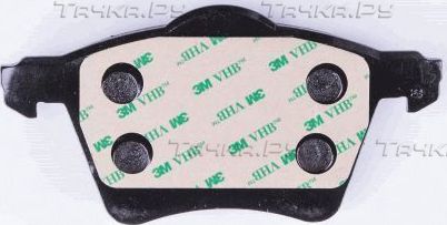 Тормозные колодки Hella передние для Ford Galaxy I 2001-2006. Артикул 8DB 355 010-631