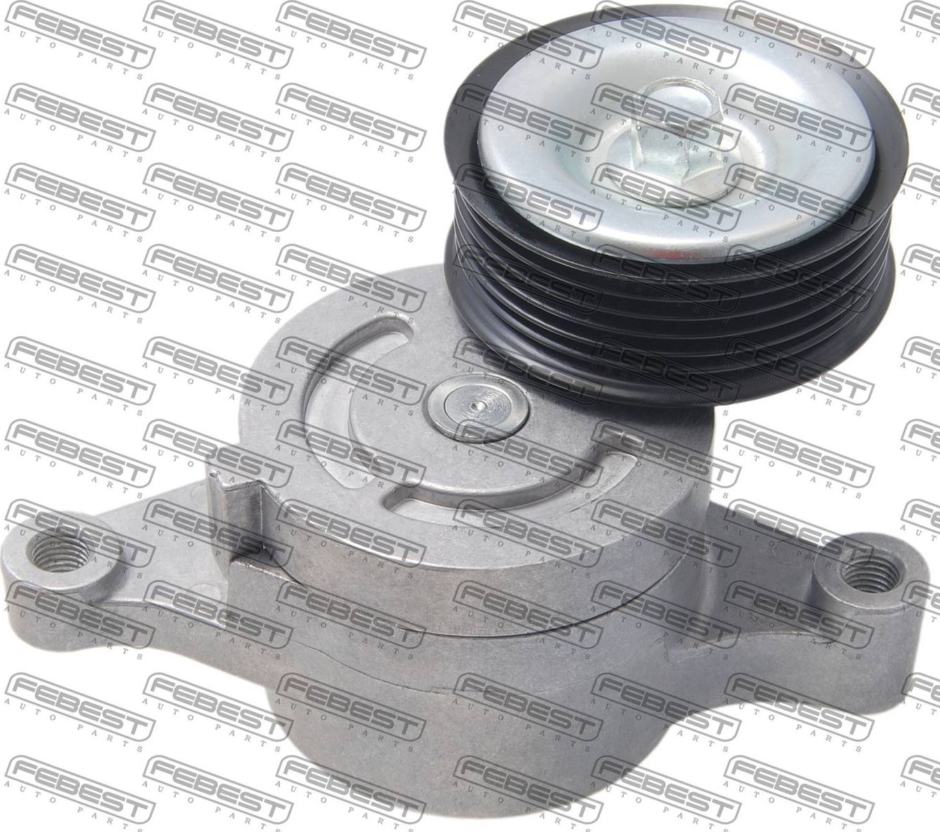 Натяжной ролик (натяжитель) приводного клинового зубчатого ремня Febest. Артикул 0590-DE