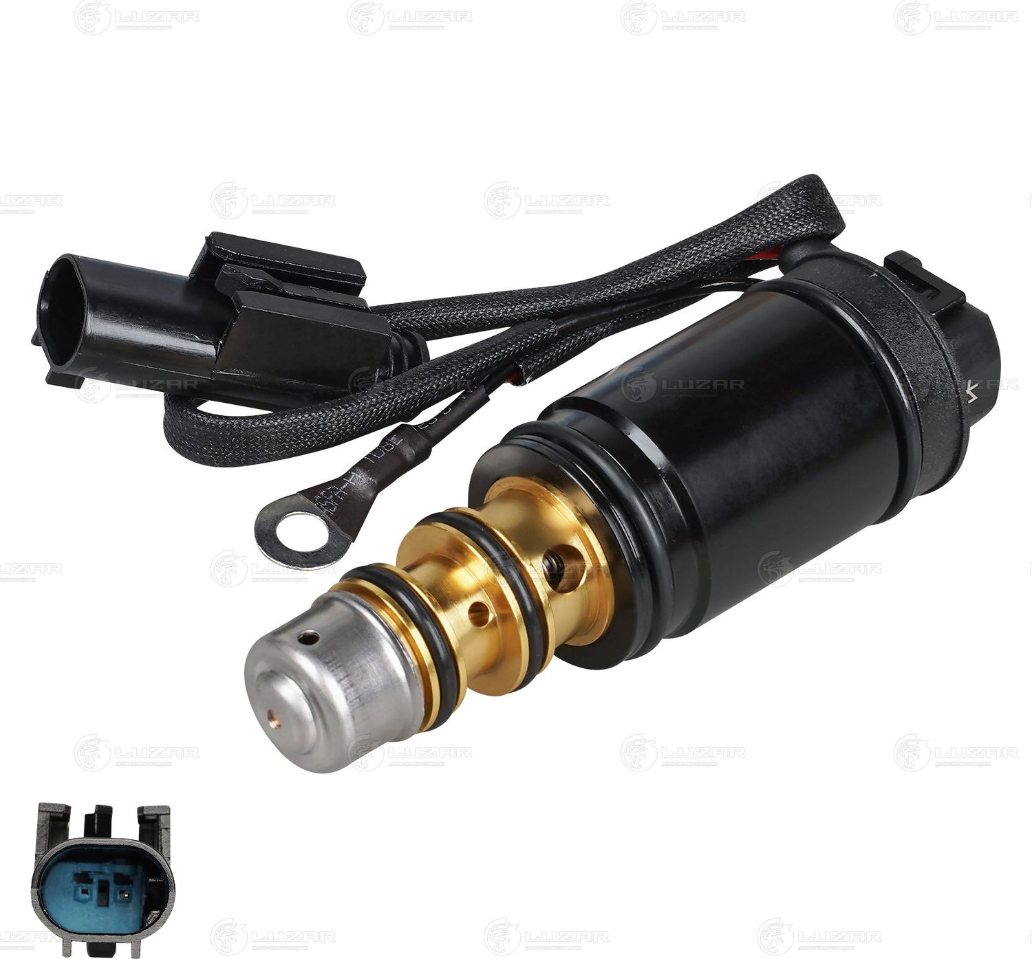 Клапан регулир. компрессора кондиц. MERCEDES-BENZ ML (W164) (05-) (с диодом) Luzar. Артикул LCCV 1502