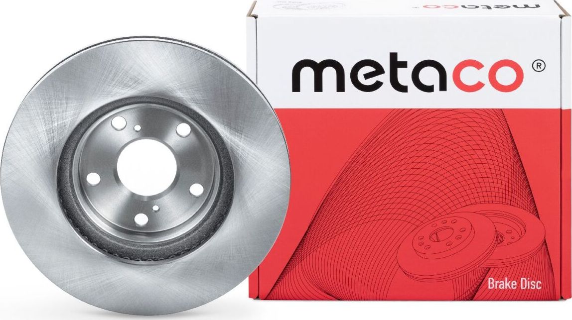Диск тормозной передний вентилируемый (Metaco). Артикул 3050169