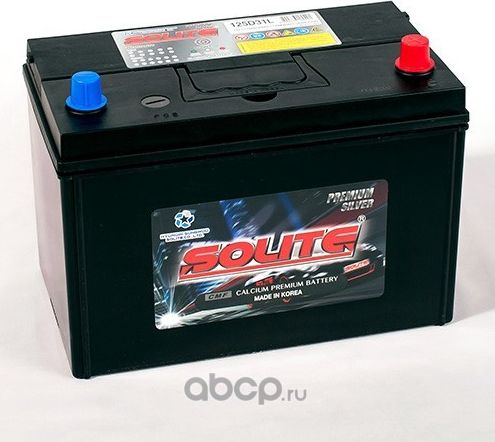 Аккумулятор SOLITE Silver 110А/ч, EN850 о.п. (301х172х220) 125D31L борт Solite. Артикул 125D31L