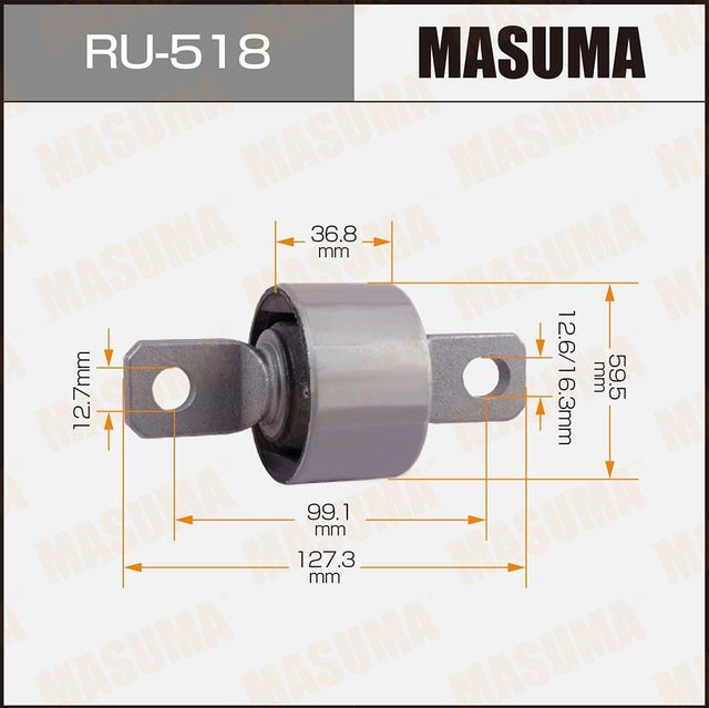 Сайлентблок переднего рычага подвески Masuma. Артикул RU-518