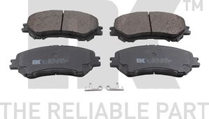 Тормозные колодки NK передние для Nissan X-Trail T32 2013-2025. Артикул 222285