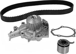 Помпа (водяной насос) с комплектом ремня ГРМ Graf. Артикул KP738-2