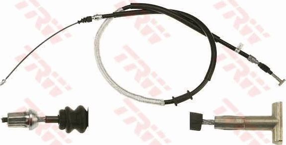 Трос ручника (тросик ручного тормоза) TRW передний/задний левый для Fiat Bravo I 1998-2000. Артикул GCH1872
