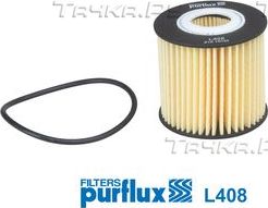 Масляный фильтр Purflux для Toyota RAV4 III (XA30) 2005-2012. Артикул L408