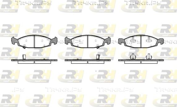 Тормозные колодки RoadHouse передние для Jeep Cherokee II (XJ) 1995-2001. Артикул 2736.02