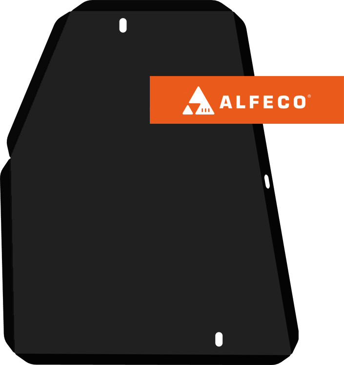 Защита Alfeco для топливного бака (правый) Chery Tiggo 8 Pro Max 4WD 2022-2026. Артикул ALF.02.27