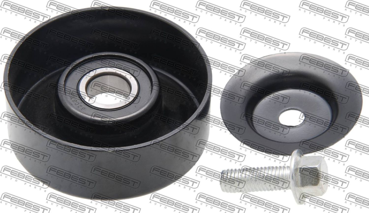Натяжной ролик (натяжитель) приводного поликлинового ремня Febest. Артикул 0287-L31